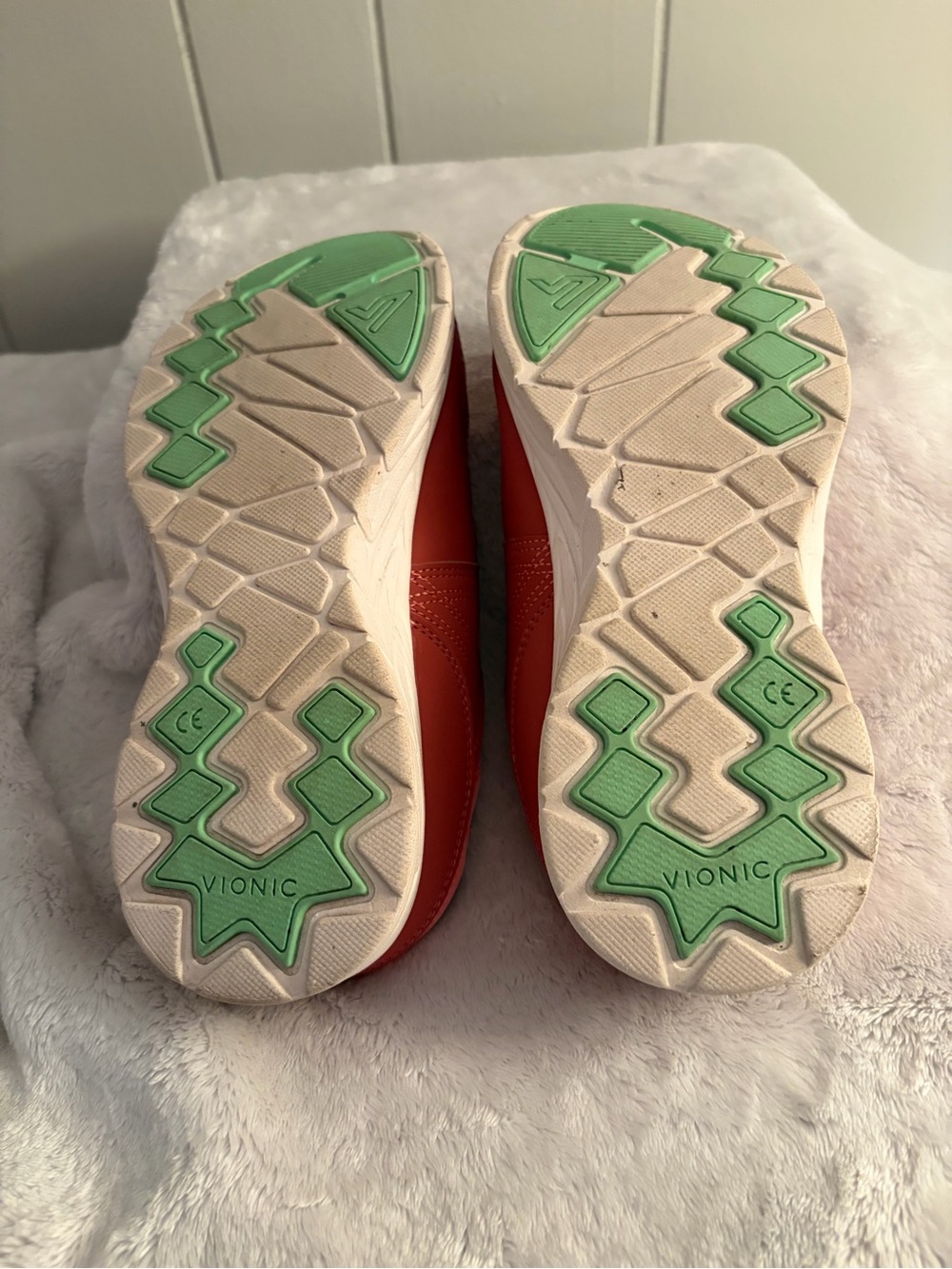 Vionic Coral Pink Slip-On Sneakers with Toggle Laces - Picture 5 of 9